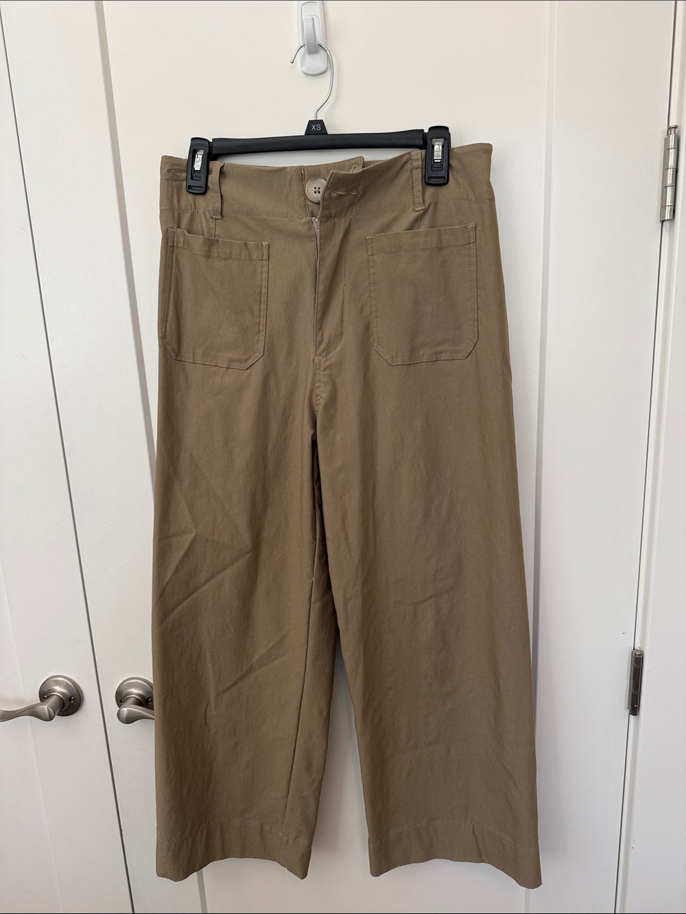 Women's Wide-Leg Casual Pants in Khaki